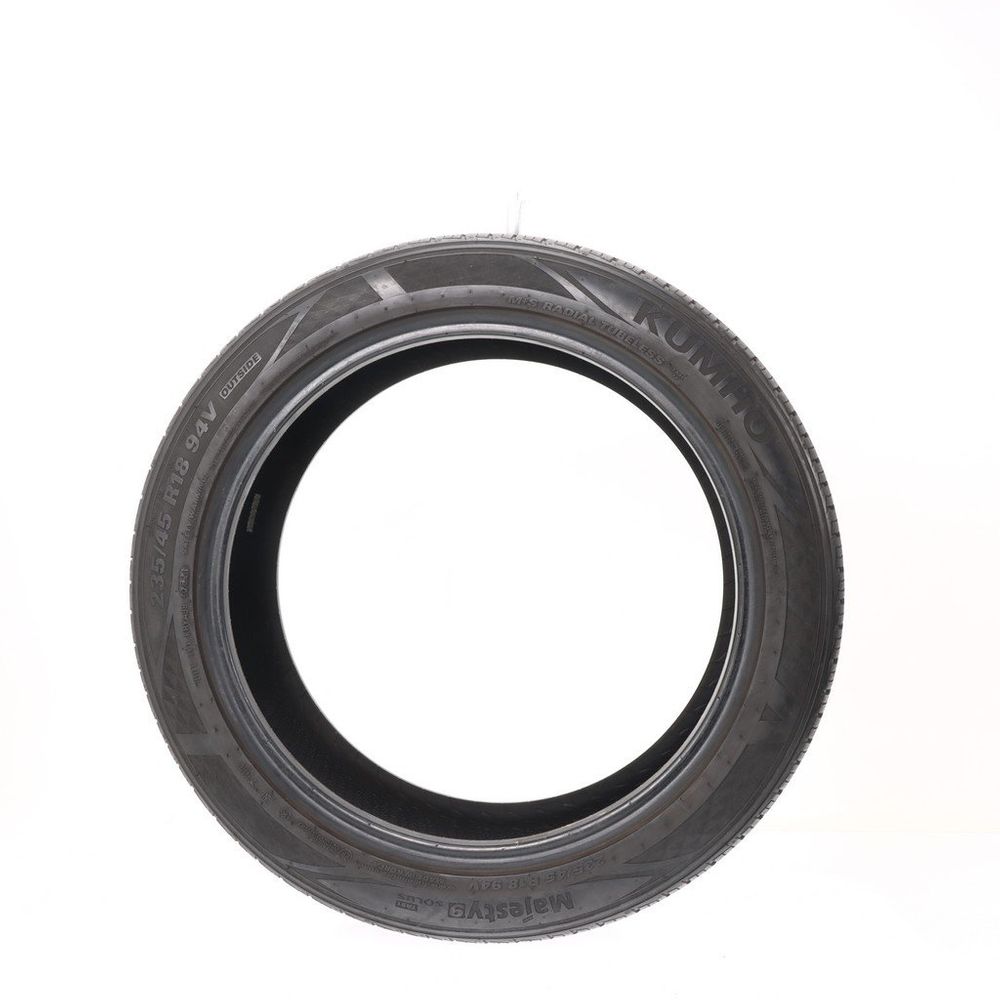 Set of (4) Used 235/45R18 Kumho Majesty 9 Solus TA91 94V - 5.5-7/32 - Image 3