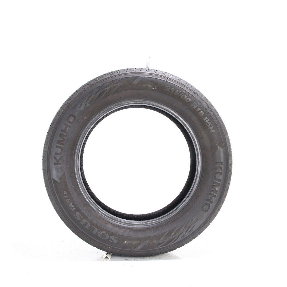 Set of (2) Used 215/60R16 Kumho Solus TA51a 95H - 7.5-9/32 - Image 6