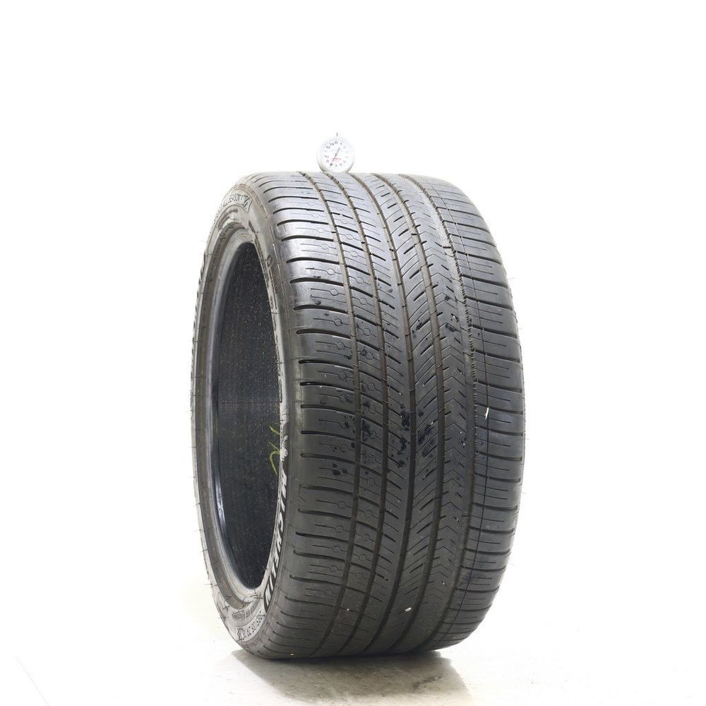 Set of (2) Used 285/35ZR18 Michelin Pilot Sport All Season 4 101Y - 8-9.5/32 - Image 1