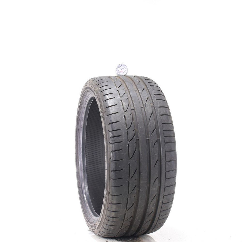 Set of (2) Used 255/35R19 Bridgestone Potenza S001 RFT 92Y - 8.5-9/32 - Image 1