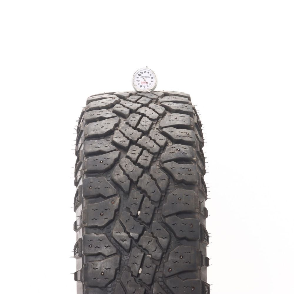 Used LT 245/75R17 Goodyear Wrangler Duratrac Studded 121/118Q E - 12/32 - Image 2