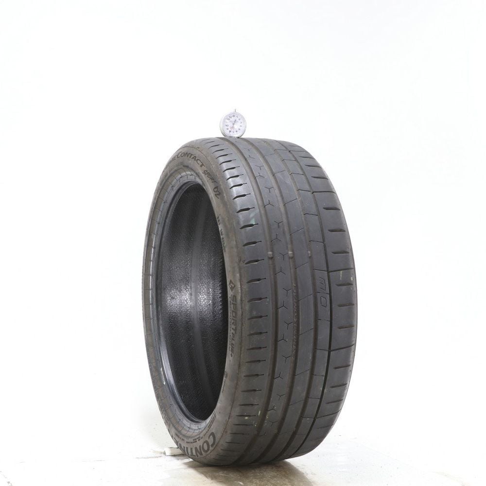 Set of (2) Used 225/40ZR18 Continental ExtremeContact Sport 02 92Y - 7-8/32 - Image 4