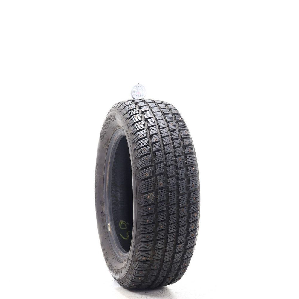 Set of (2) Used 195/60R15 Cooper Weather-Master S/T2 Studded 88T - 10-10.5/32 - Image 1