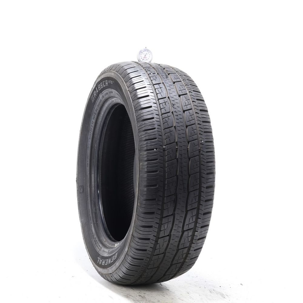 Set of (2) Used 245/60R18 General Grabber HTS 60 105H - 8-8.5/32 - Image 1