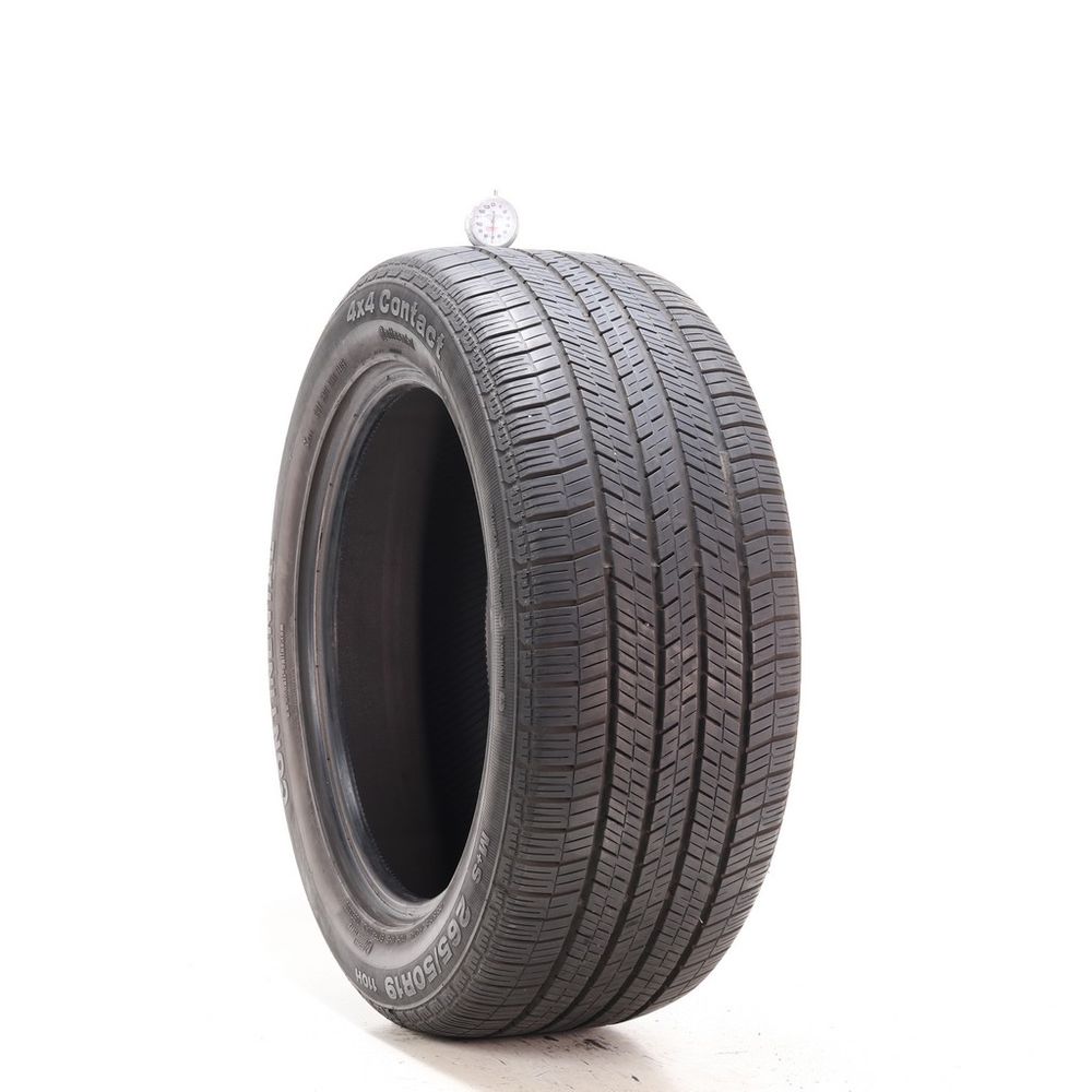 Used 265/50R19 Continental 4x4 Contact AO 110H - 7/32 - Image 1