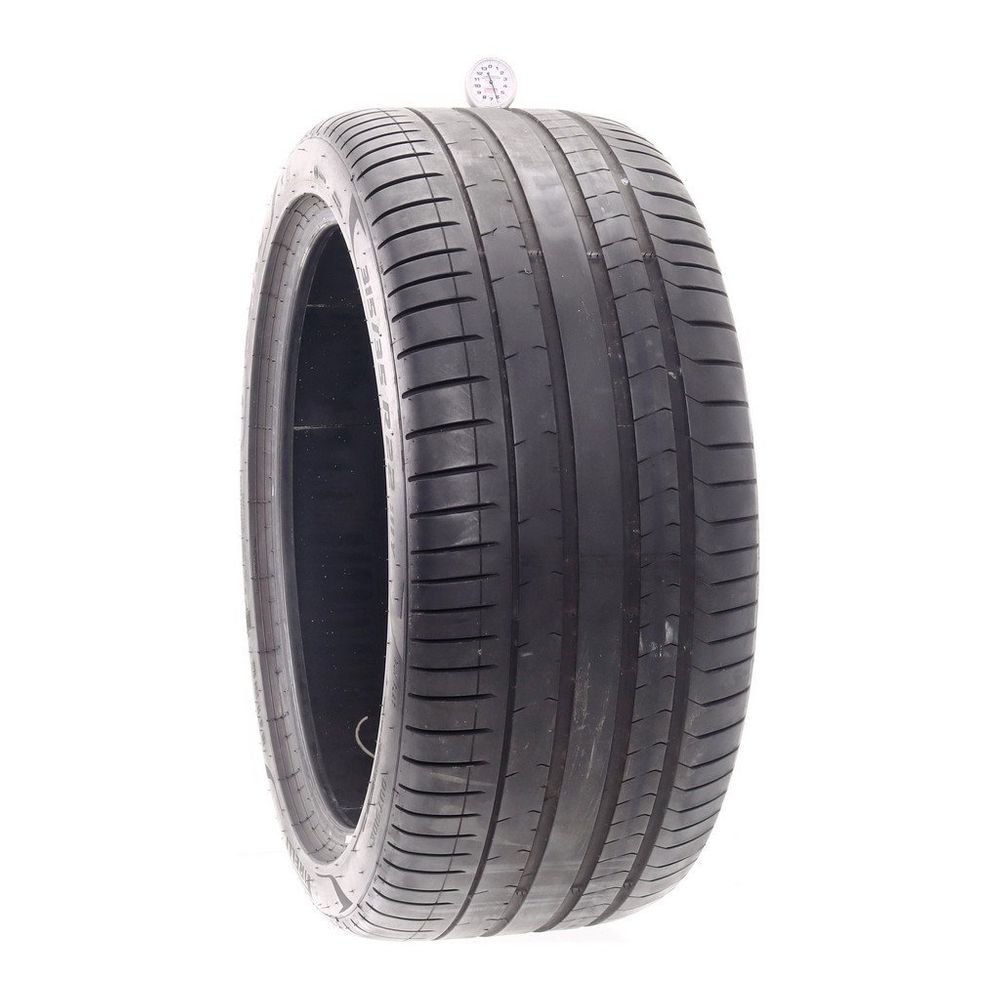 Set of (2) Used 315/35R22 Pirelli P Zero PZ4 Run Flat 111Y - 6-6.5/32 - Image 1