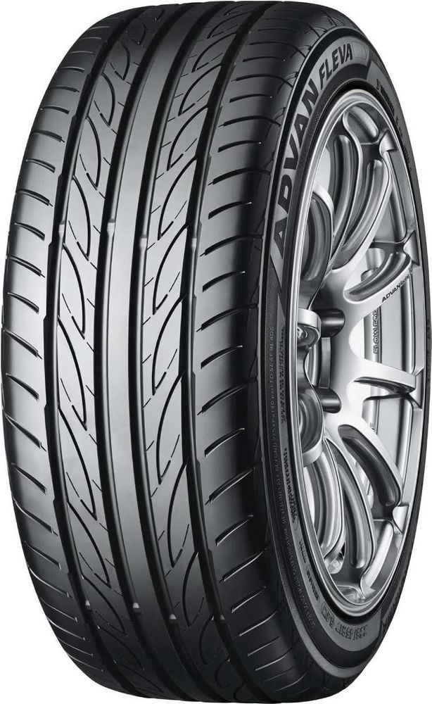 Set of (4) New P 195/45R16 Yokohama Advan Fleva V701 84W - Image 1