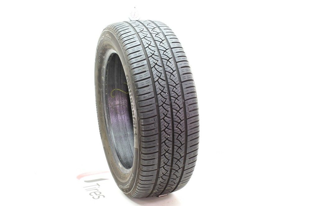 Set of (2) Used 235/55R19 Continental TrueContact 101H - 7.5/32 - Image 1