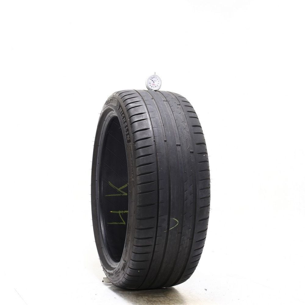 Set of (2) Used 225/40ZR18 Michelin Pilot Sport 4 92Y - 5-6.5/32 - Image 1
