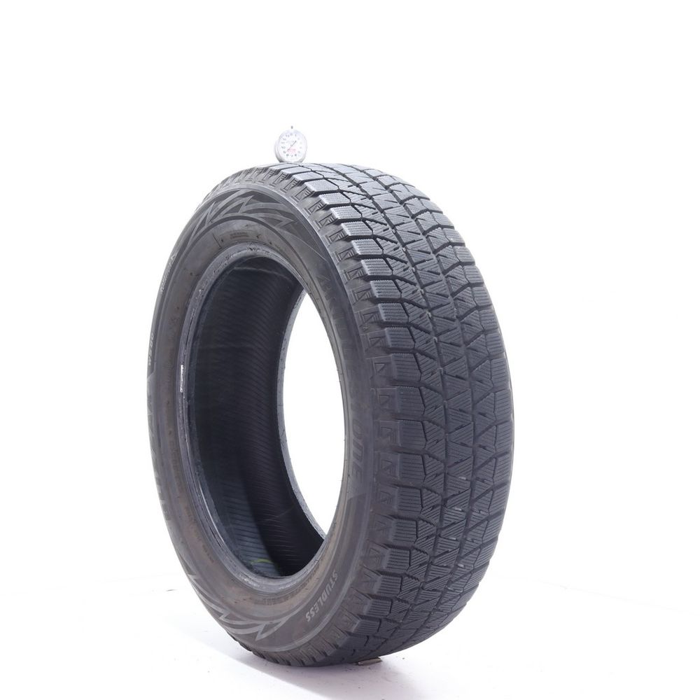 Set of (2) Used 225/60R18 Bridgestone Blizzak WS80 100H - 8-8.5/32 - Image 4