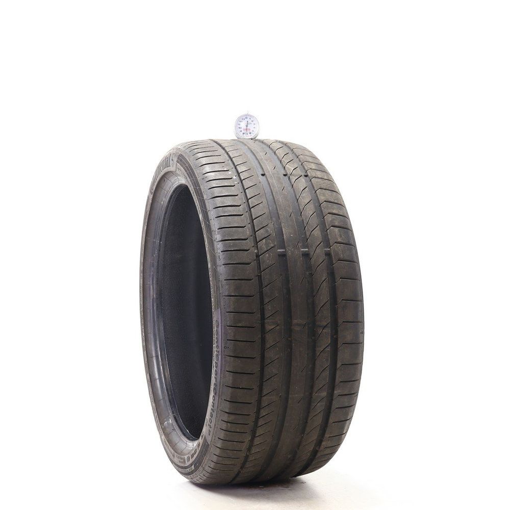 Set of (2) Used 255/35R19 Continental ContiSportContact 5P AO 96Y - 6.5-7.5/32 - Image 4
