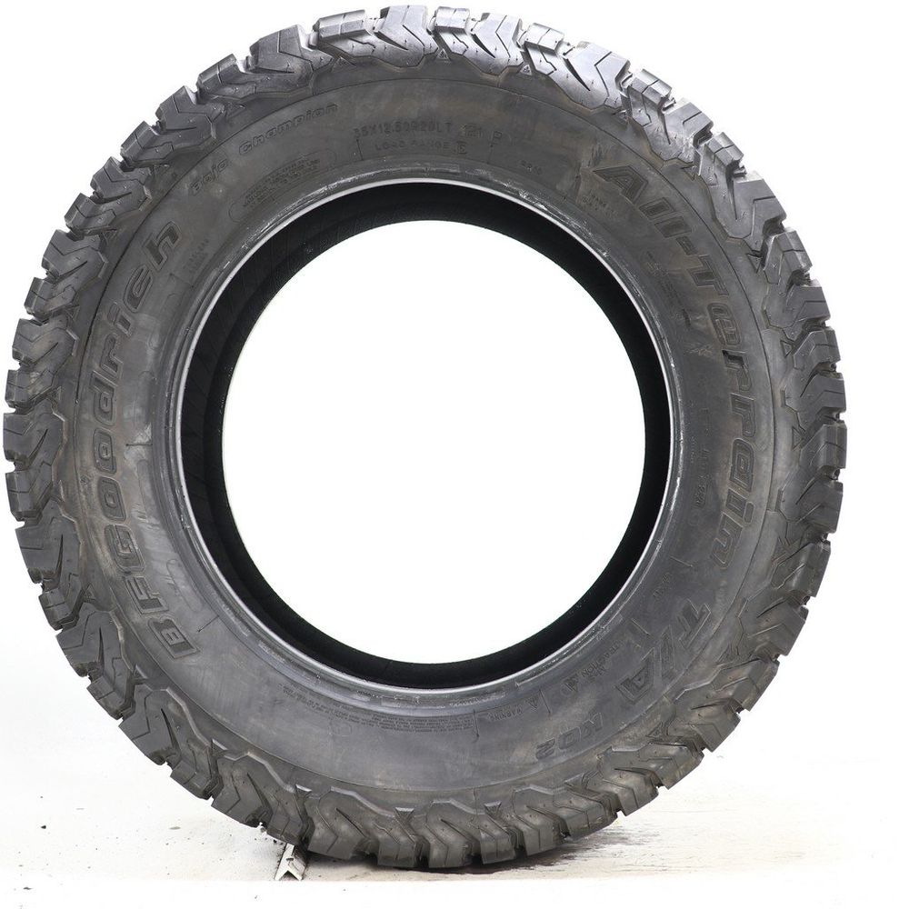 Set of (2) Used LT 35X12.5R20 BFGoodrich All-Terrain T/A KO2 121R E - 15/32 - Image 3