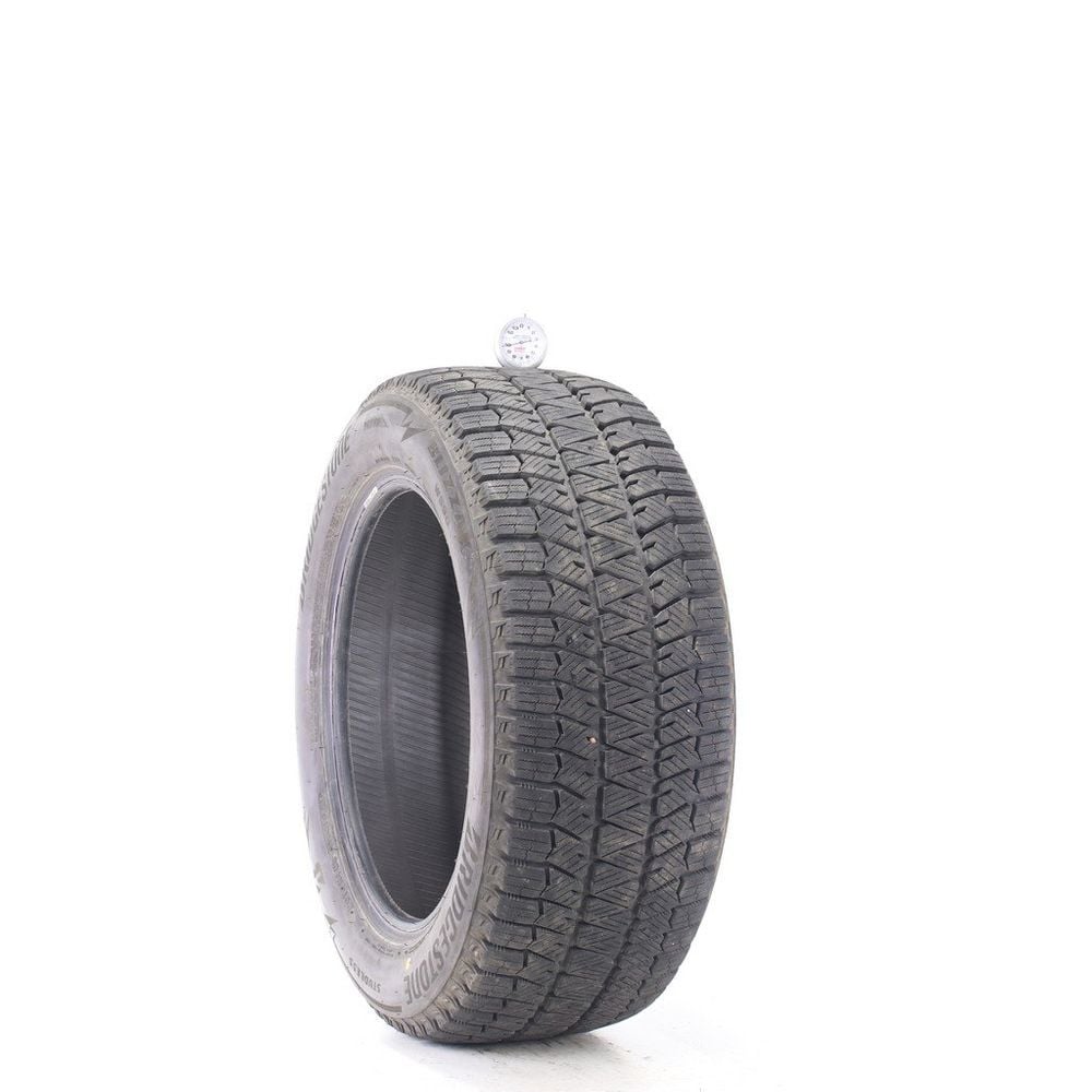 Set of (2) Used 215/55R16 Bridgestone Blizzak WS90 Studless 97H - 9.5-10.5/32 - Image 1