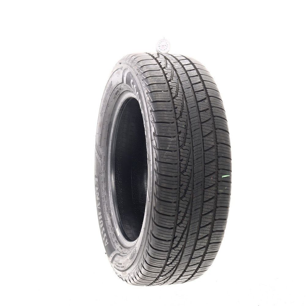 Set of (2) Used 255/60R19 Goodyear Assurance WeatherReady 109H - 10-11/32 - Image 1