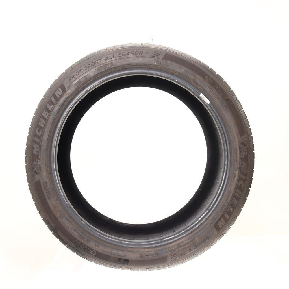 Set of (2) Used 295/40R21 Michelin Pilot Sport All Season 4 NEO 111V - 7/32 - Image 3