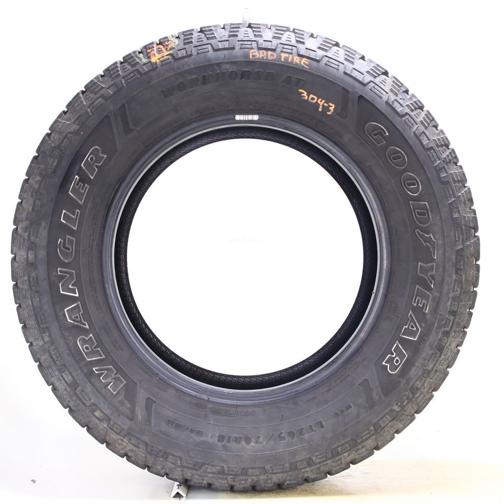 Used LT 265/70R18 Goodyear Wrangler Workhorse AT 124/121S E - 9.5/32 - Image 3