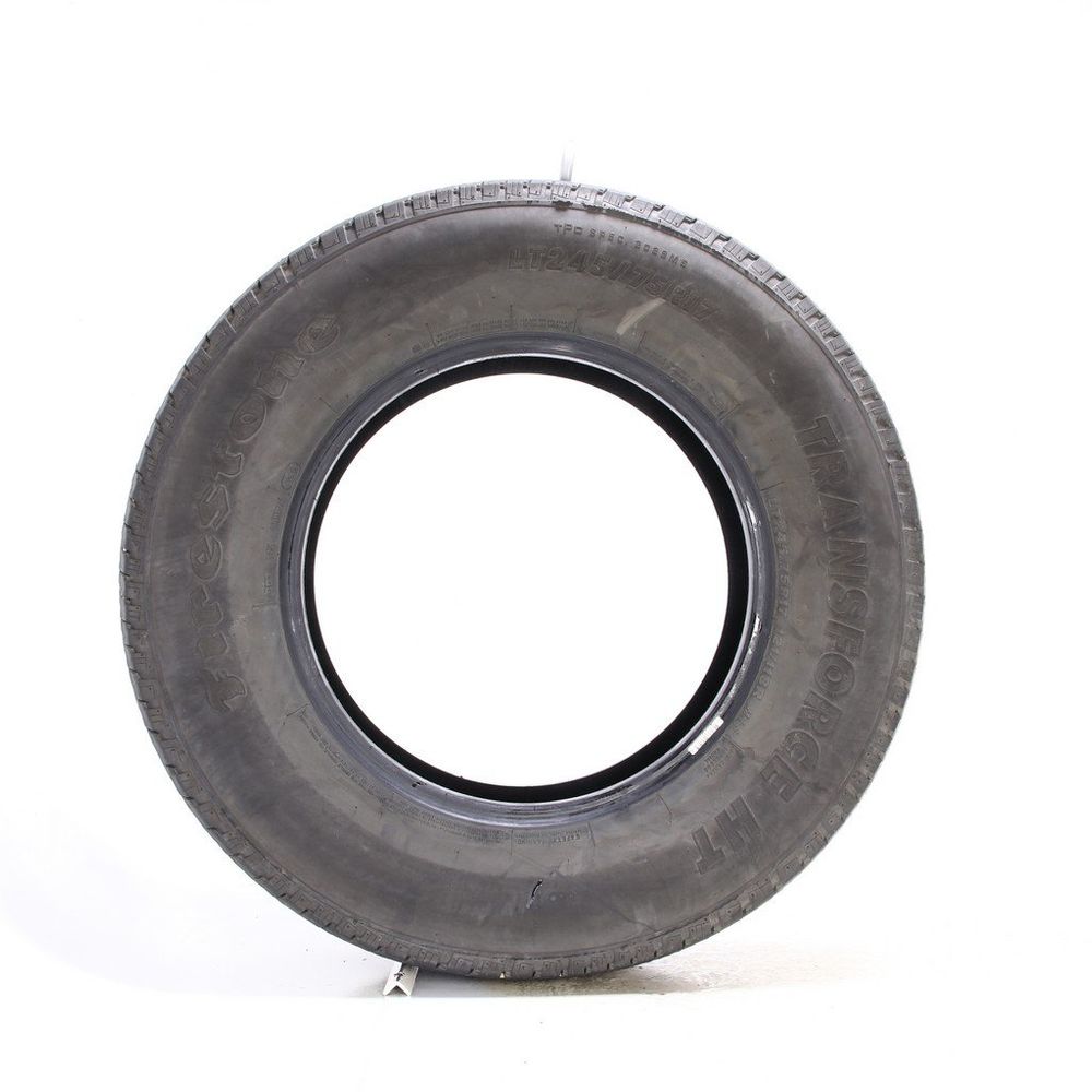 Set of (2) Used LT 245/75R17 Firestone Transforce HT 121/118R E - 10-10.5/32 - Image 6