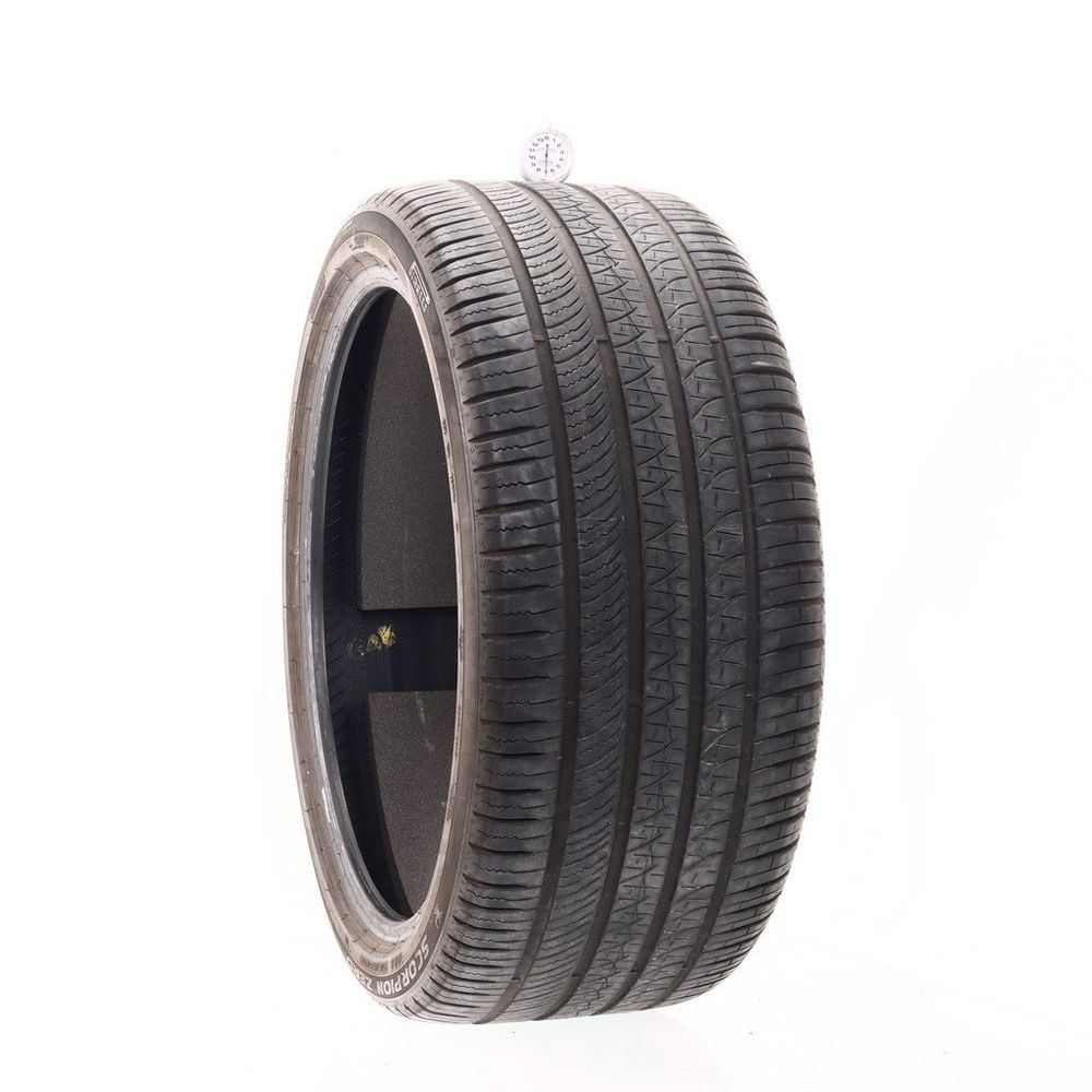 Set of (2) Used 285/35R22 Pirelli Scorpion Zero TO Elect PNCS 106Y - 7-7.5/32 - Image 1