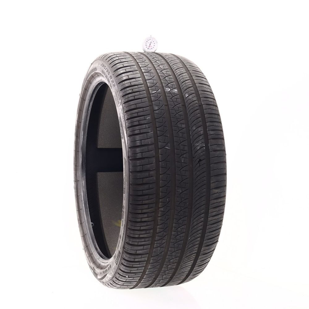 Set of (2) Used 285/35R22 Pirelli Scorpion Zero TO Elect PNCS 106Y - 7-7.5/32 - Image 4