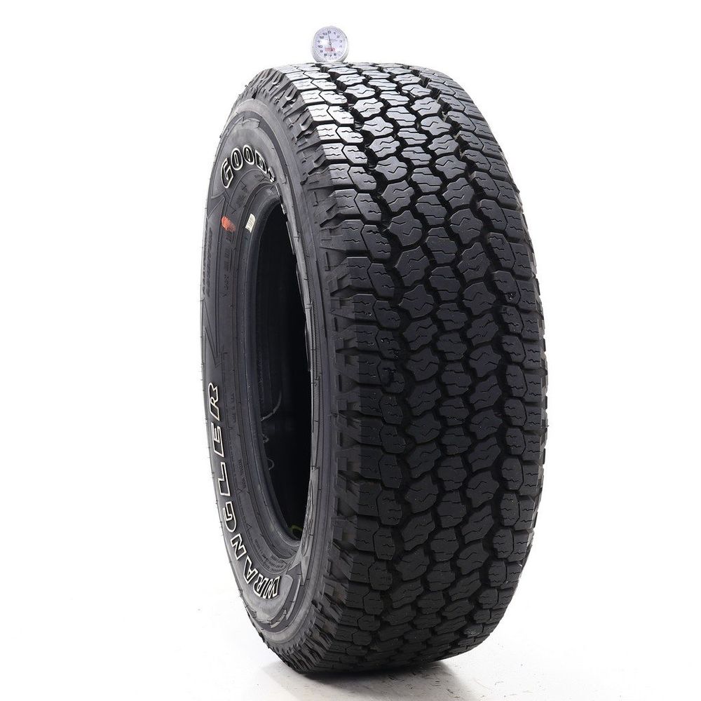 Set of (2) Used LT 275/65R18 Goodyear Wrangler All-Terrain Adventure Kevlar 113/110S C - 13.5-15/32 - Image 1