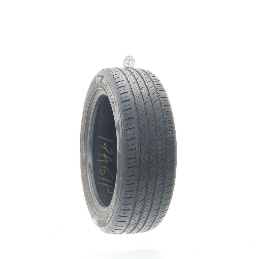 Set of (2) Used 215/55R18 Laufenn S Fit AS 99V - 7-7.5/32 - Image 1