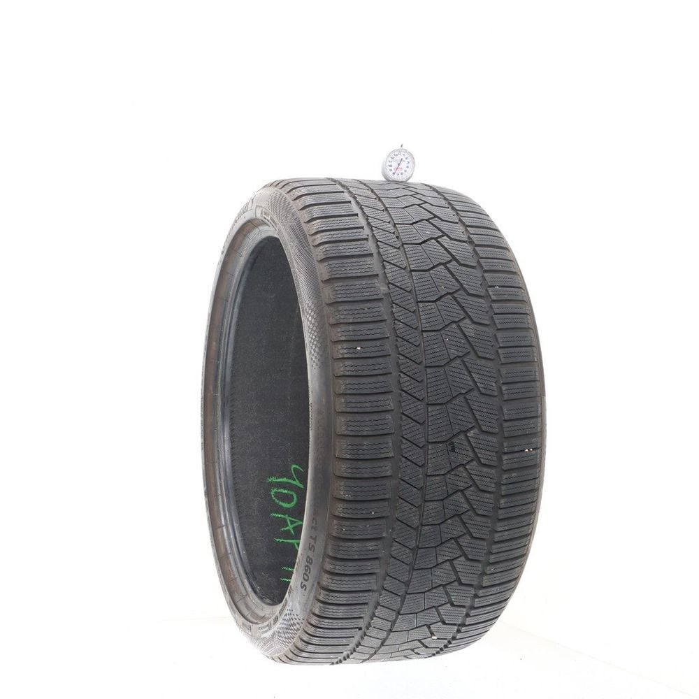 Set of (2) Used 295/30R21 Continental WinterContact TS860 S NAO 102V - 8-8.5/32 - Image 1
