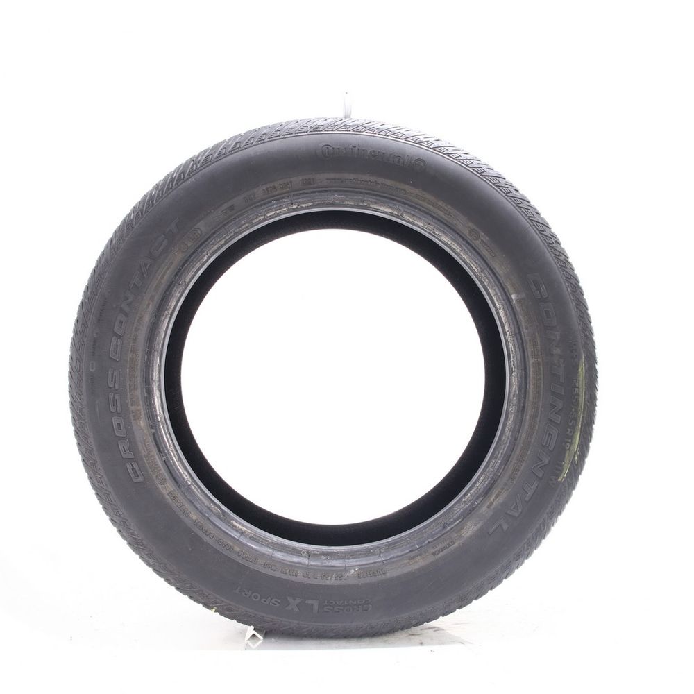 Set of (2) Used 255/55R19 Continental CrossContact LX Sport J LR 111W - 9.5-10/32 - Image 6
