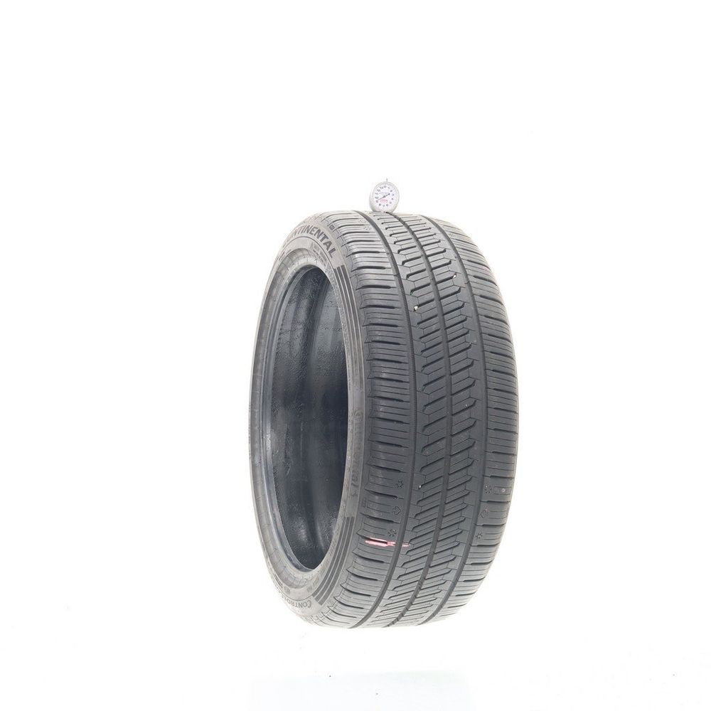 Set of (2) Used 235/40R19 Continental ControlContact Tour M A/S EV 96V - 9-10/32 - Image 1