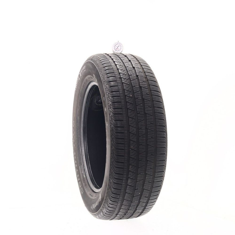 Set of (2) Used 235/60R18 Continental CrossContact LX Sport SSR MOE 103H - 8.5/32 - Image 1