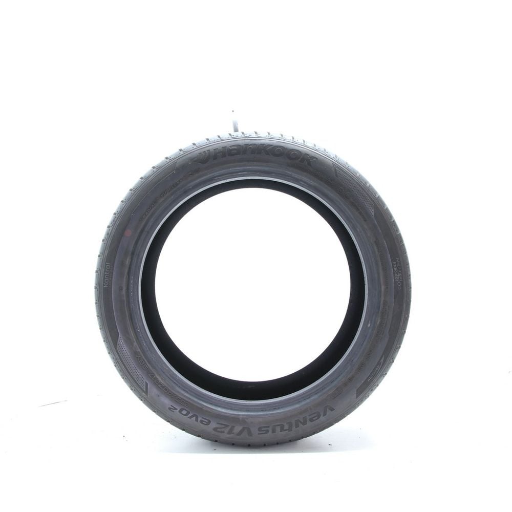 Set of (2) Used 255/40ZR17 Hankook Ventus V12 evo2 (K120) 98Y - 7.5/32 - Image 3