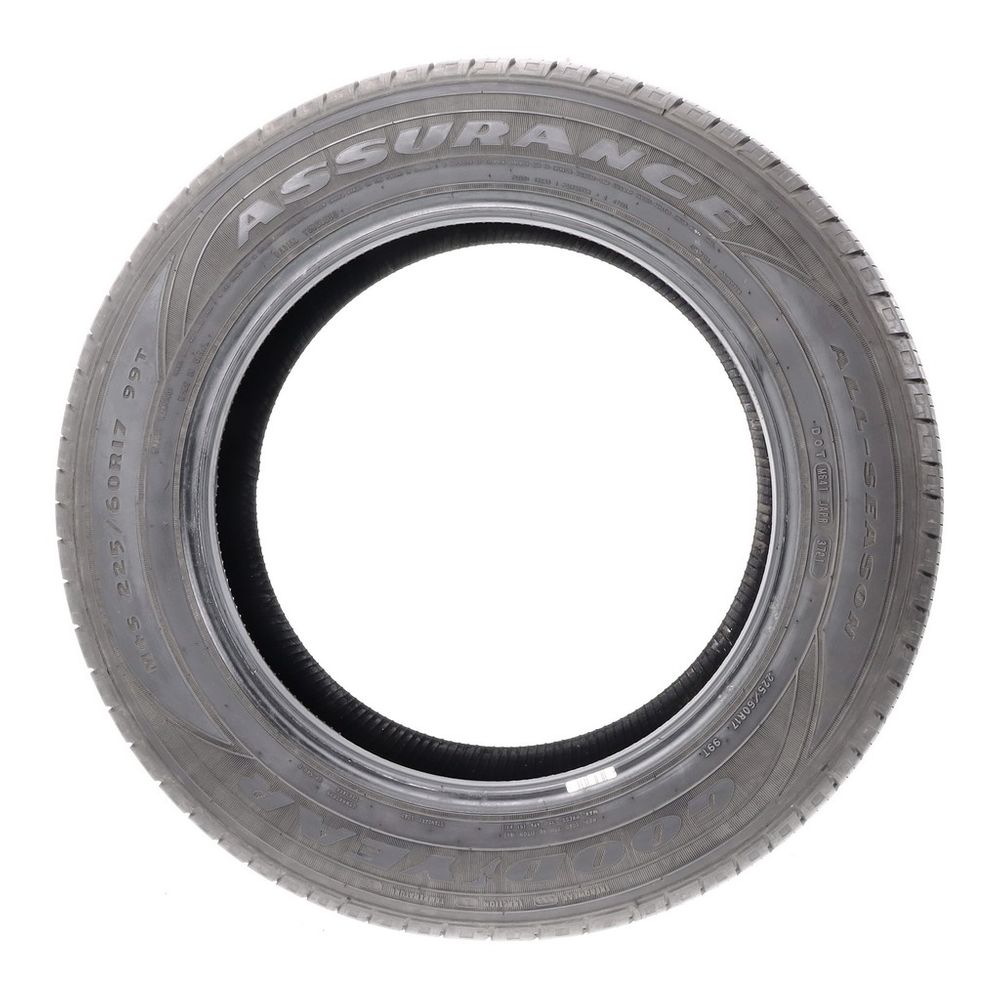 Set of (4) Used 225/60R17 Goodyear Assurance All-Season 99T - 7.5/32 - Image 3