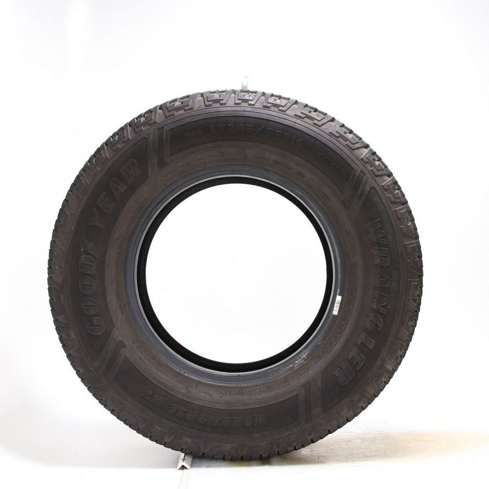 Set of (2) Used LT 245/75R16 Goodyear Wrangler Workhorse HT 120/116R E - 11.5-13/32 - Image 4