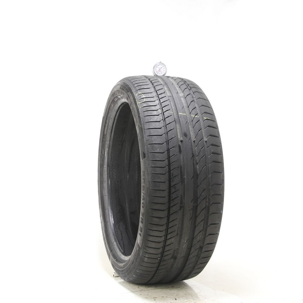 Set of (2) Used 255/40ZR21 Continental ContiSportContact 5P MO 102Y - 7-8.5/32 - Image 4
