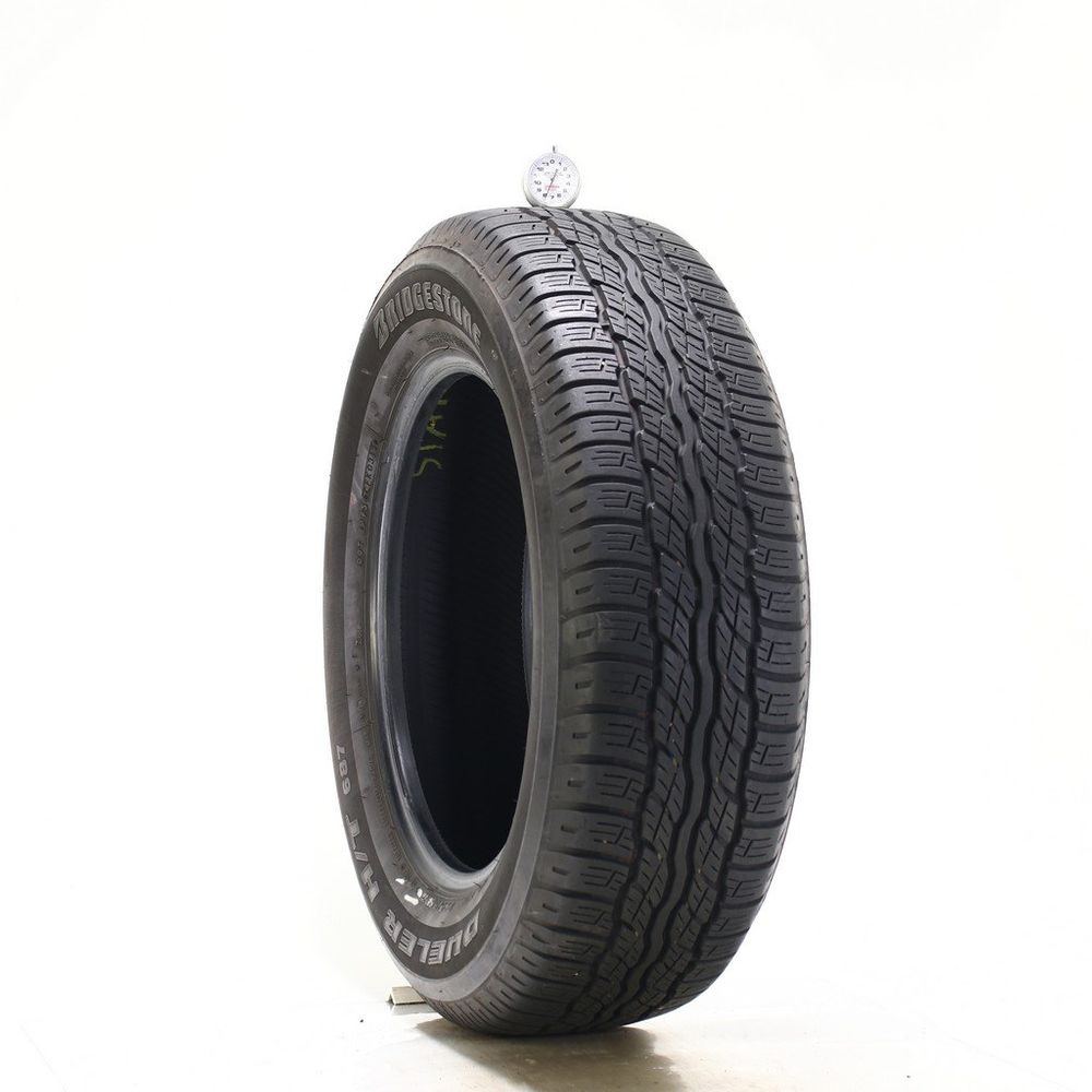 Set of (2) Used 225/65R17 Bridgestone Dueler HT 687 101H - 7.5-9/32 - Image 1