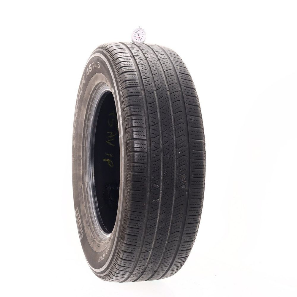 Set of (2) Used 255/65R18 Pirelli Scorpion AS Plus 3 111T - 6-7/32 - Image 1