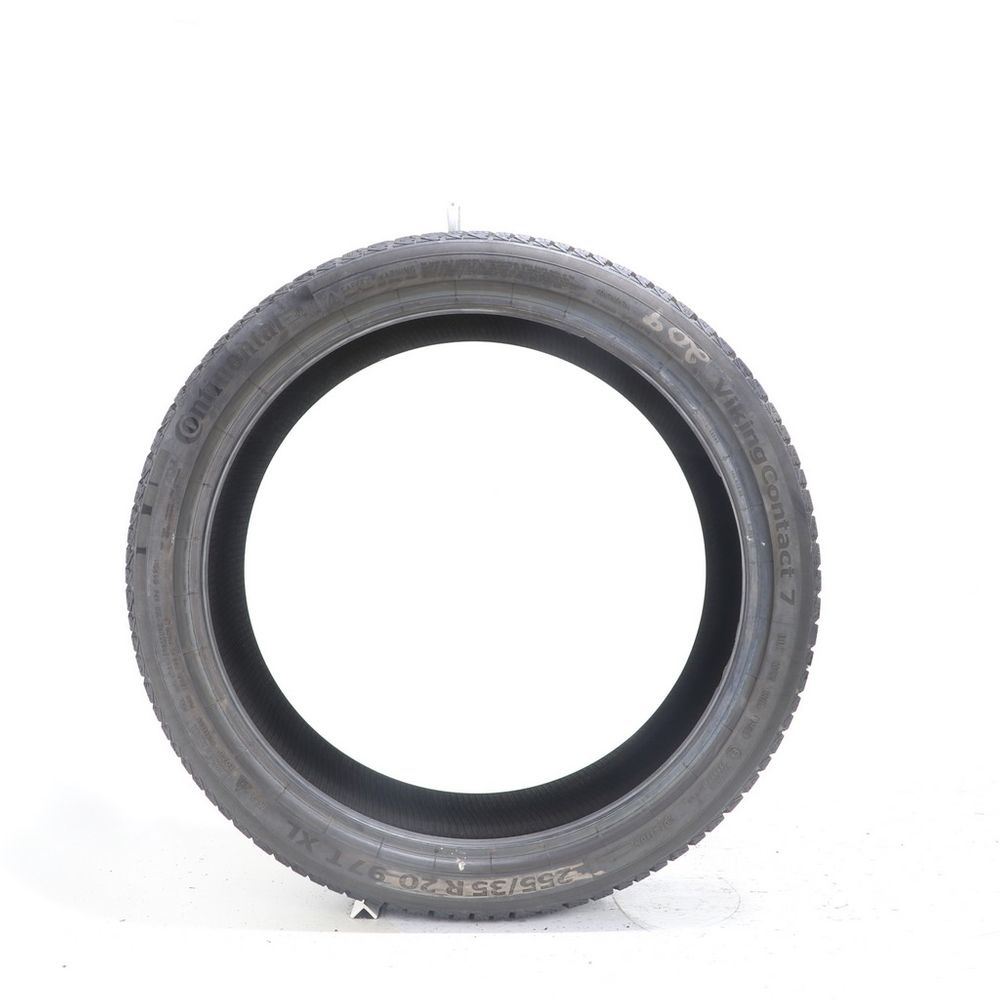 Set of (2) Used 255/35R20 Continental VikingContact 7 97T - 8-8.5/32 - Image 6