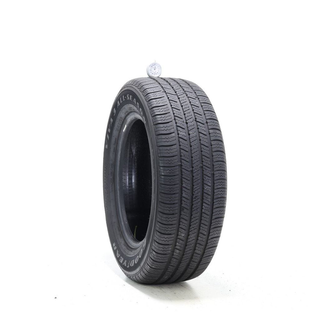 Set of (2) Used 225/60R16 Goodyear Viva 3 All Season 98T - 7-7.5/32 - Image 1
