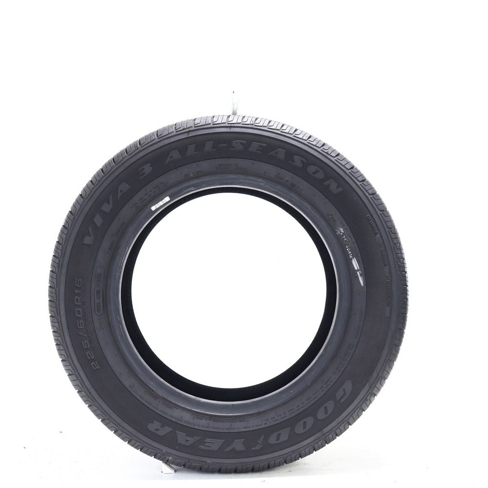 Set of (2) Used 225/60R16 Goodyear Viva 3 All Season 98T - 7-7.5/32 - Image 3