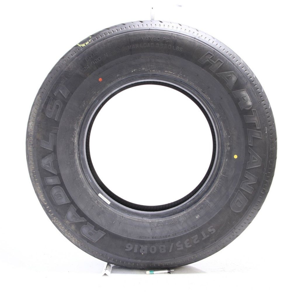 Set of (2) Used ST 235/80R16 Hartland Radial ST 124/120N E - 5.5-6.5/32 - Image 3