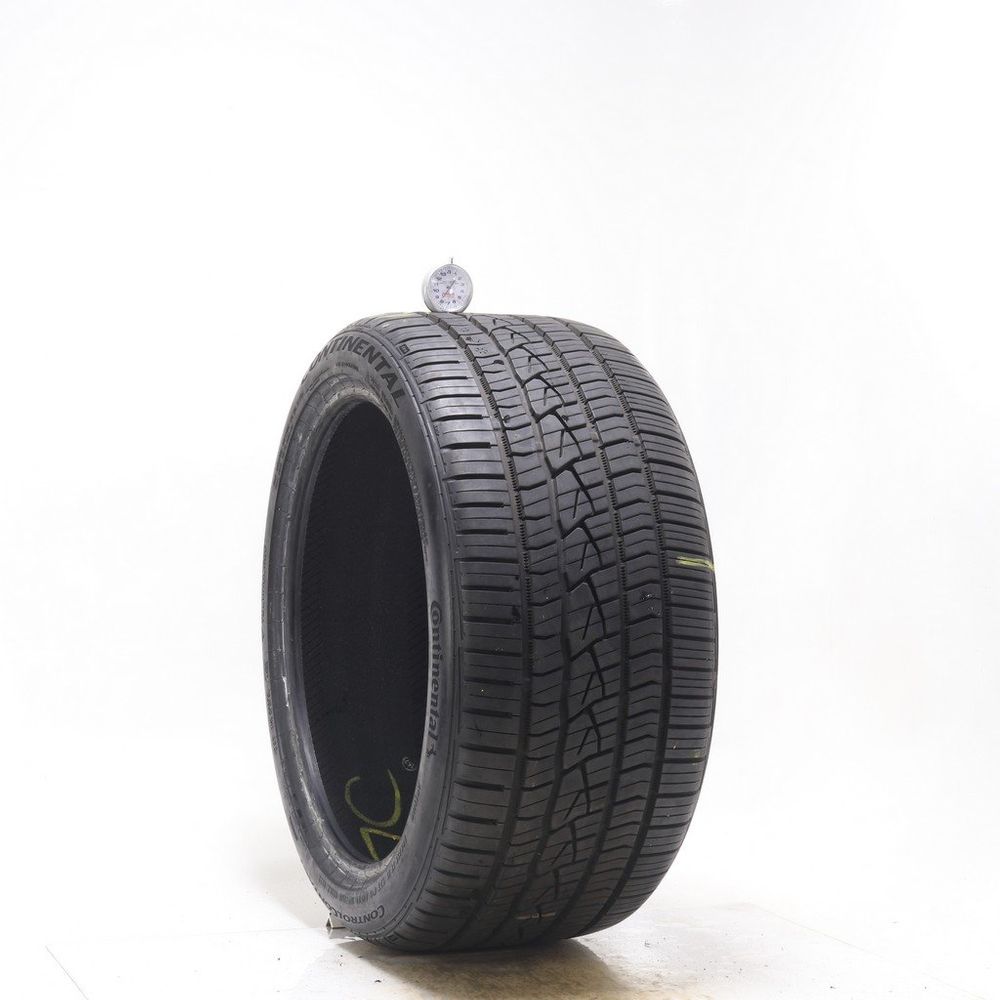Set of (2) Used 265/35ZR18 Continental ControlContact Sport SRS Plus 97Y - 8-9/32 - Image 1