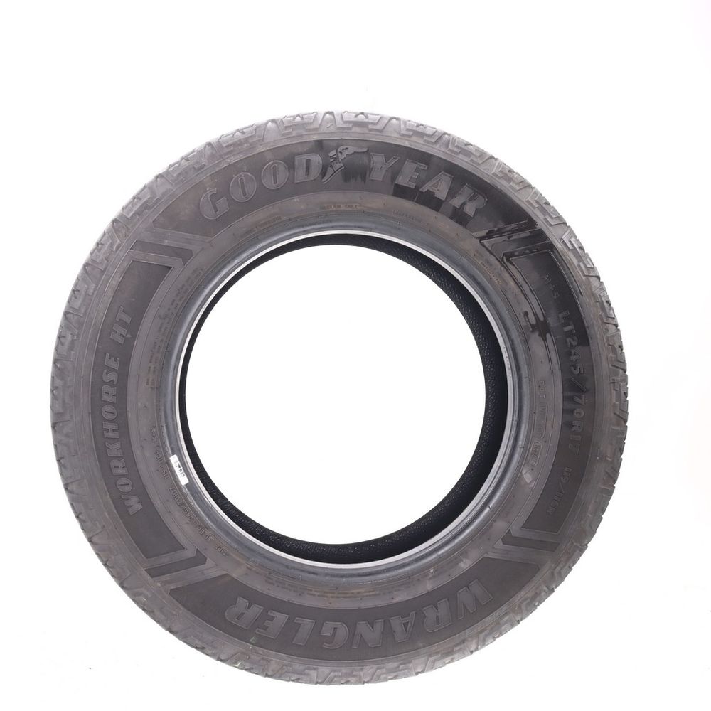 Used LT 245/70R17 Goodyear Wrangler Workhorse HT 119/116R E - 5/32 - Image 3