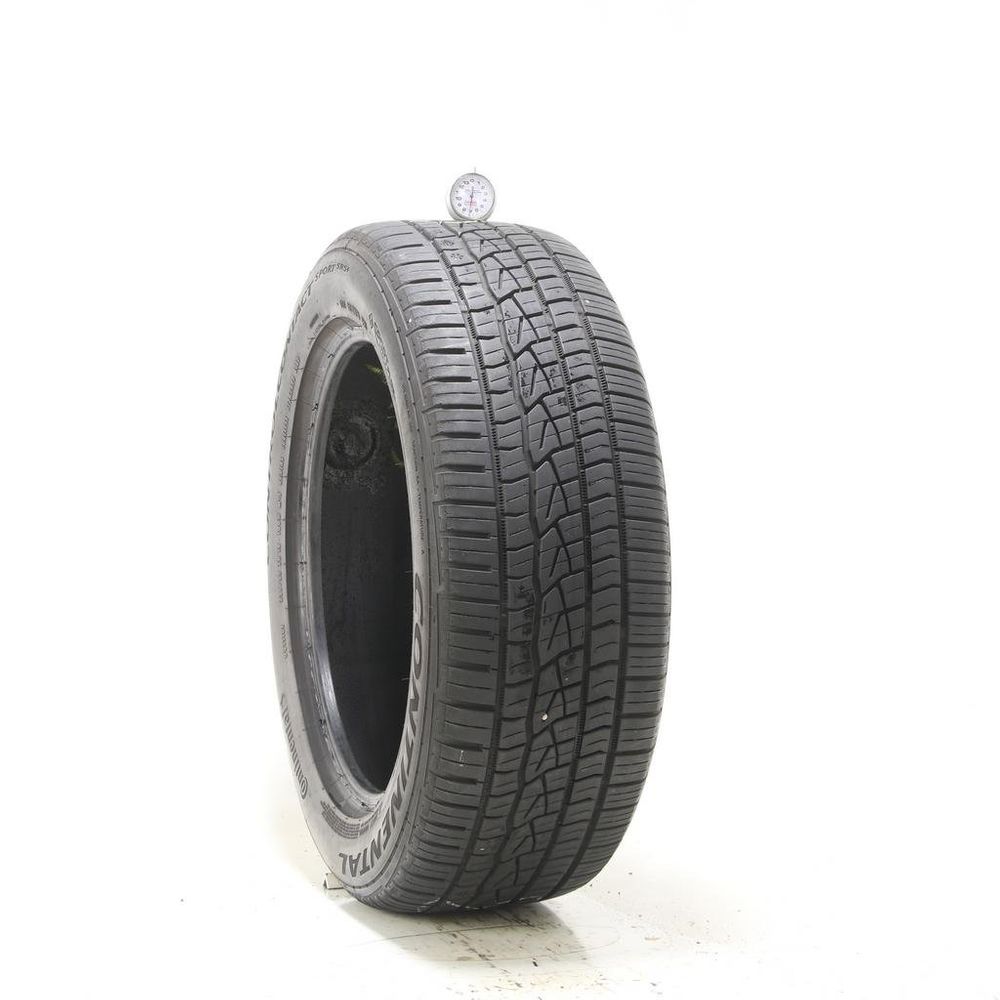 Set of (4) Used 235/55ZR18 Continental ControlContact Sport SRS Plus 100W - 7-7.5/32 - Image 1