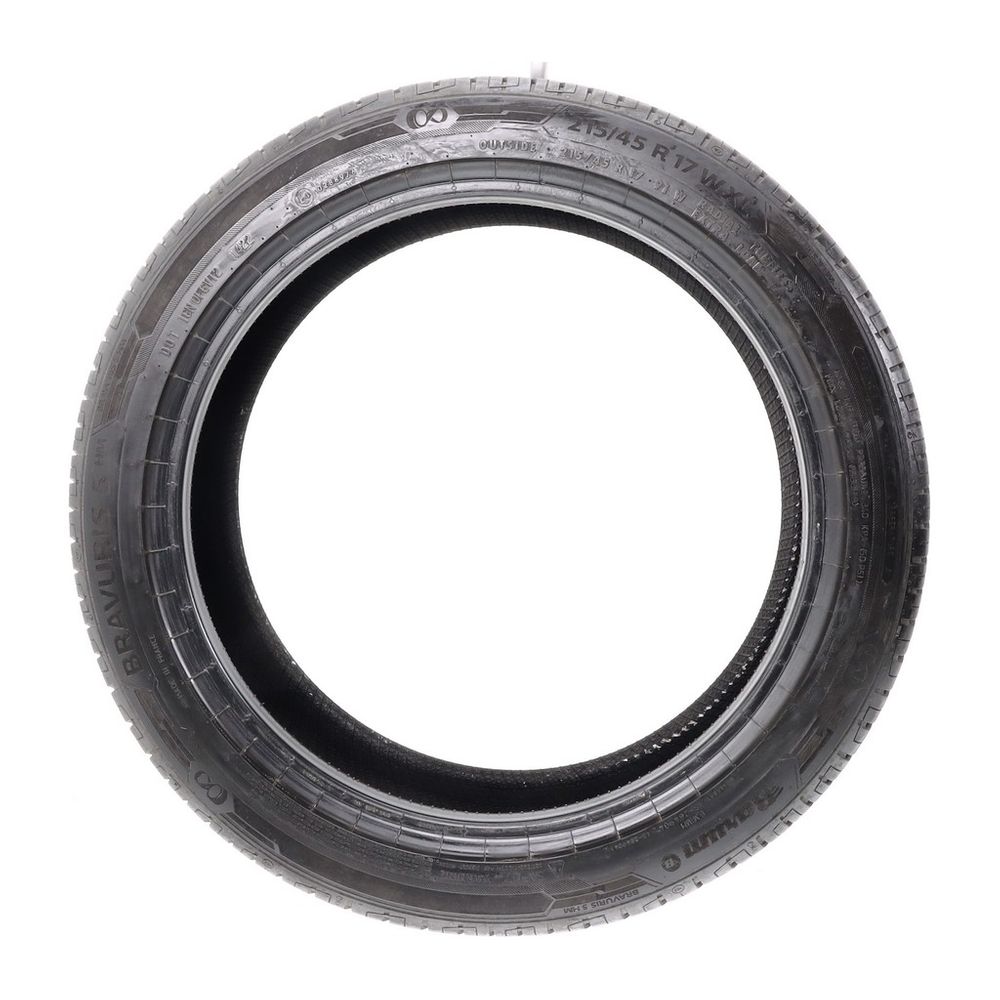 Set of (2) Used 215/45R17 Barum Bravuris 5 HM 91W - 8.5-9/32 - Image 3