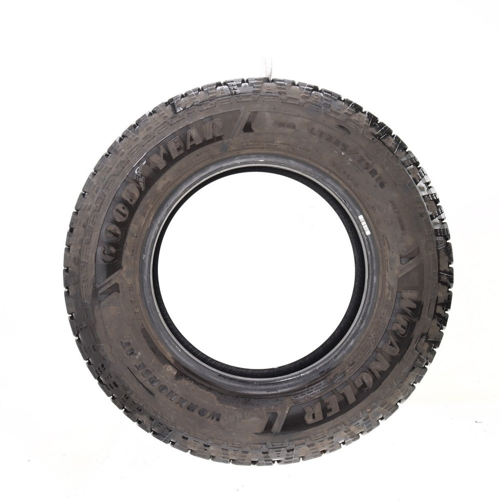 Set of (2) Used LT 225/75R16 Goodyear Wrangler Workhorse AT 115/112R E - 12-13/32 - Image 3