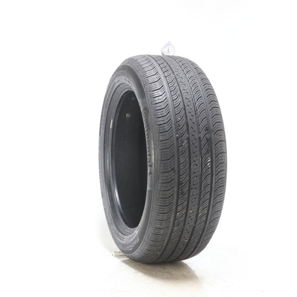 Set of (2) Used 235/55R19 Continental ProContact TX NO 101V - 6.5/32 - Image 1