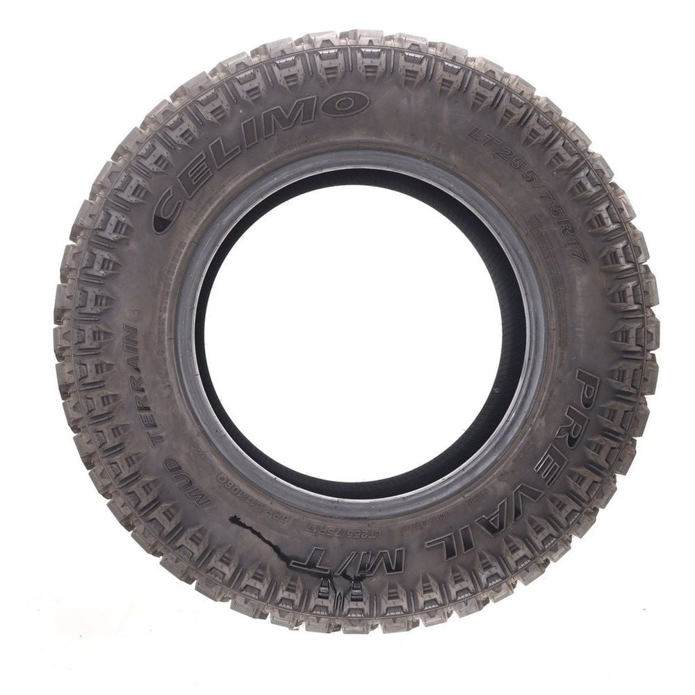 Set of (2) Used LT 255/75R17 Celimo Prevail M/T 111/108Q C - 17/32 - Image 3