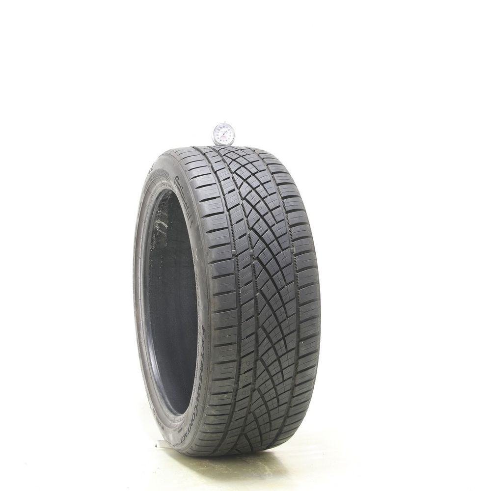 Set of (2) Used 235/40ZR19 Continental ExtremeContact DWS06 Plus 96W - 8.5-9.5/32 - Image 1