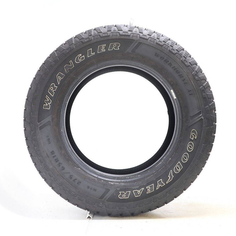 Set of (2) Used 275/65R18 Goodyear Wrangler Workhorse AT 116T - 9.5-11/32 - Image 3