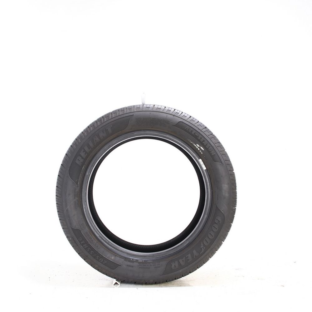 Set of (4) Used 205/55R16 Goodyear Reliant All-season 91V - 8.5-9/32 - Image 3