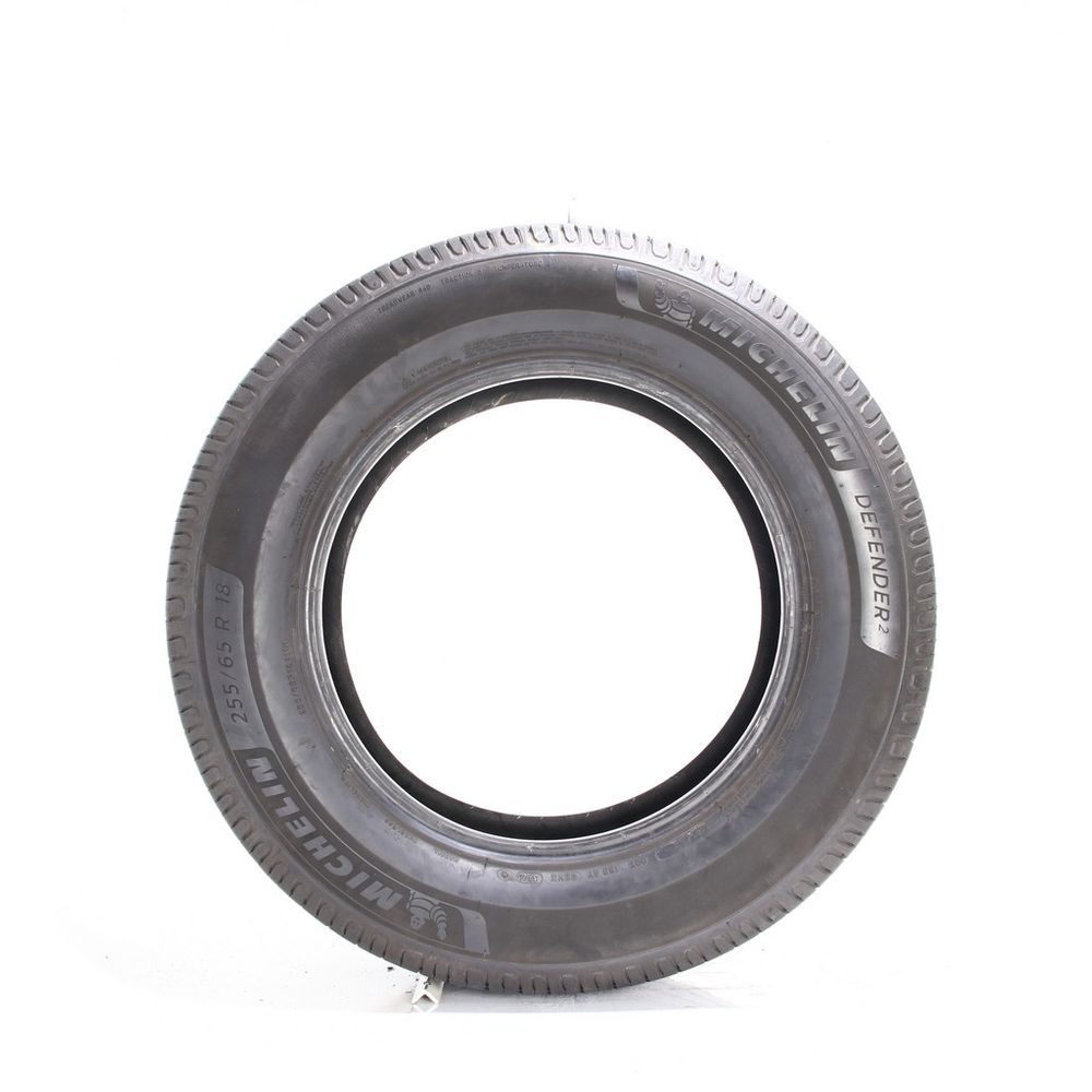 Set of (2) Used 255/65R18 Michelin Defender 2 111H - 9.5/32 - Image 3